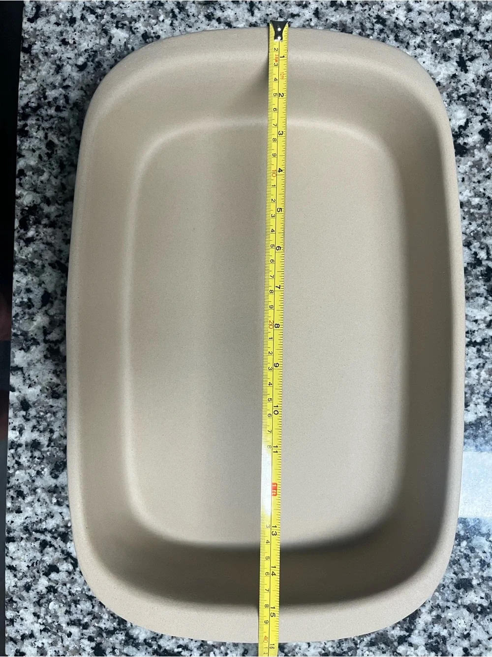 The Pampered Chef Large Stoneware Rectangular Baker - Like New